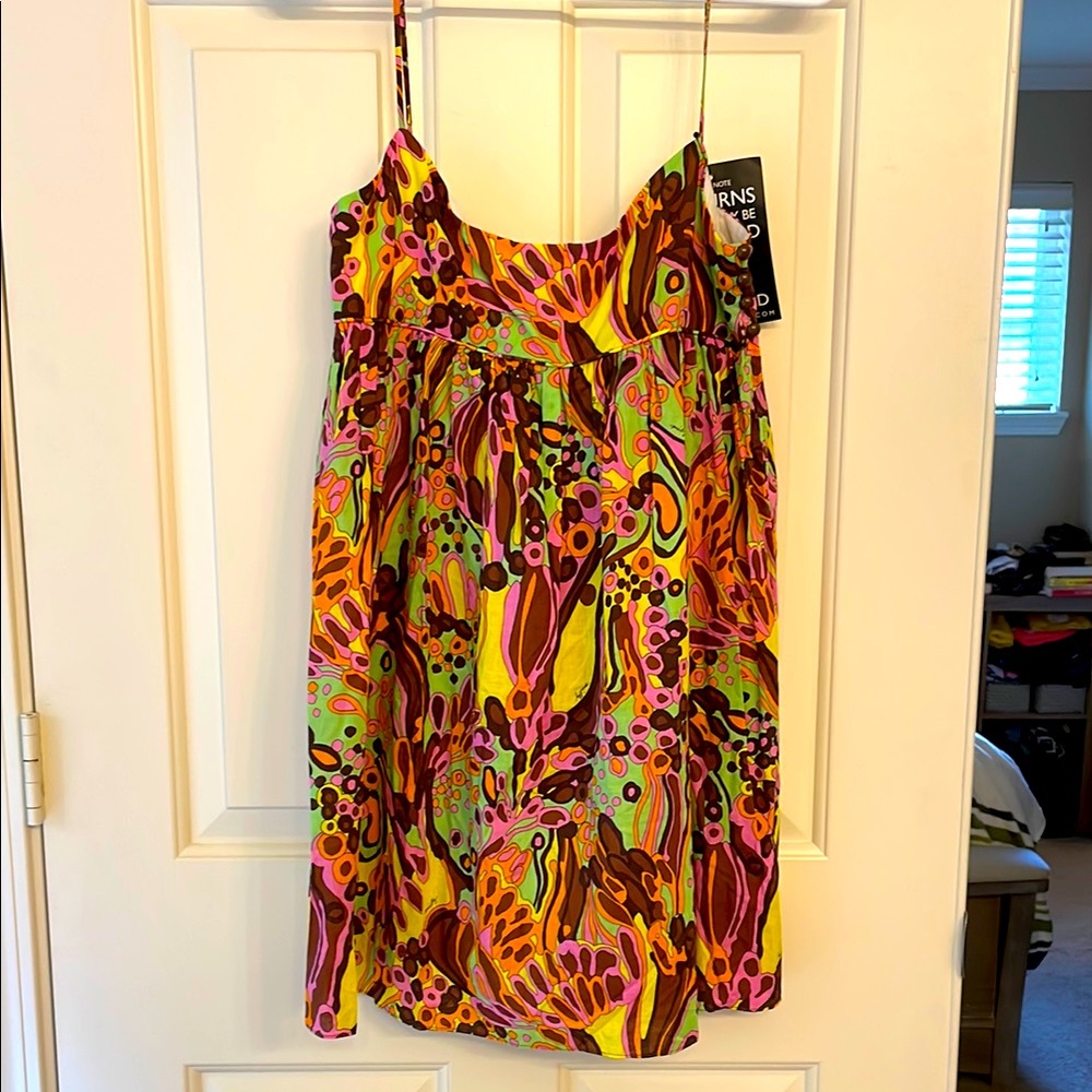 Milly Multicolor Floral Mini Dress